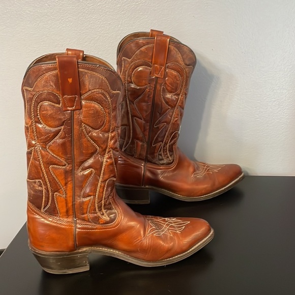 Durango Men's Cowboy R-Toe Boots Size 11D - Picture 4 of 10